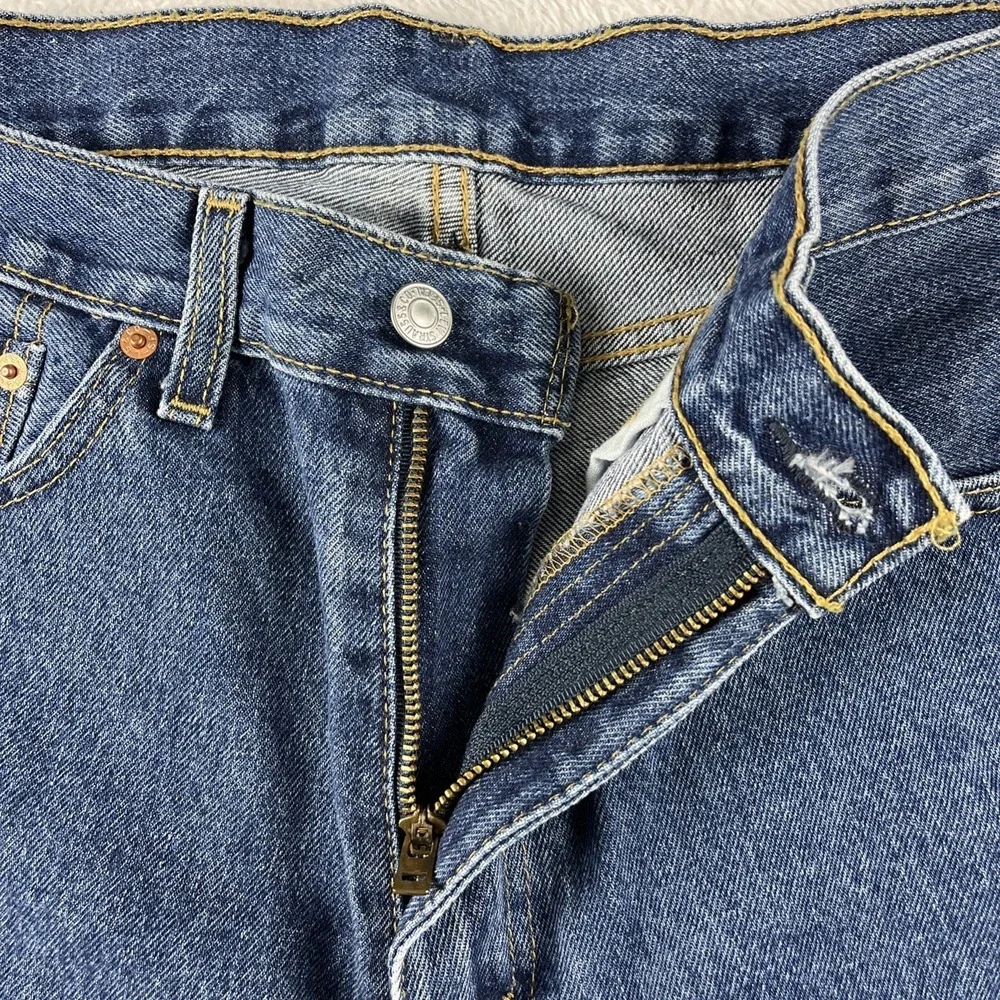Levi's 505 Men's Jeans Size 36x29, Regular Fit, Straight Denim Blue